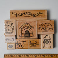 Stampin' Up! Bow Wow Rubber Stamps - Set of 9