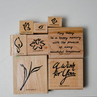 Stampin' Up! A Wish for You Rubber Stamps - Set of 7