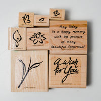 Stampin' Up! A Wish for You Rubber Stamps - Set of 7