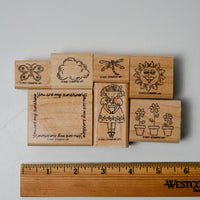 Stampin' Up! You Are My Sunshine Rubber Stamps - Set of 7