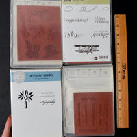 Stampin' Up! Sku Is the Limit, Sweet Essentials + Ain't Love Grand + A Muse Studio Loving Memories Mountable Stamps - 4 Sets