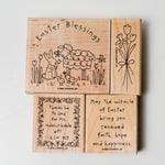 Stampin' Up! Faith & Hope Rubber Stamps - Set of 4