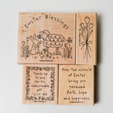 Stampin' Up! Faith & Hope Rubber Stamps - Set of 4