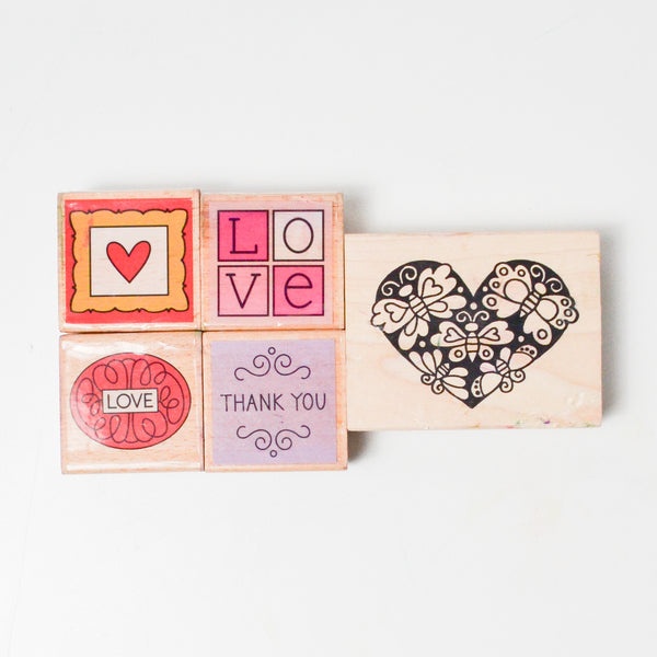 Valentine's Day Themed Stamp Set - Set of 5