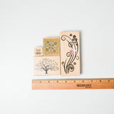 Floral Stamp Set - Set of 4