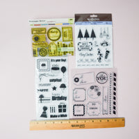 Clear Stamps - 4 Packs