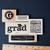 Graduation Themed Stamp Bundle - Set of 5