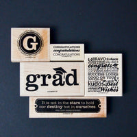 Graduation Themed Stamp Bundle - Set of 5