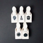 Party Themed Punch Stamps - Set of 5