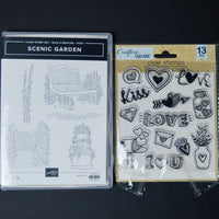 Scenic Garden + Love Themed Stamp Bundle