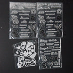 Floral Message Stamp + Die Set