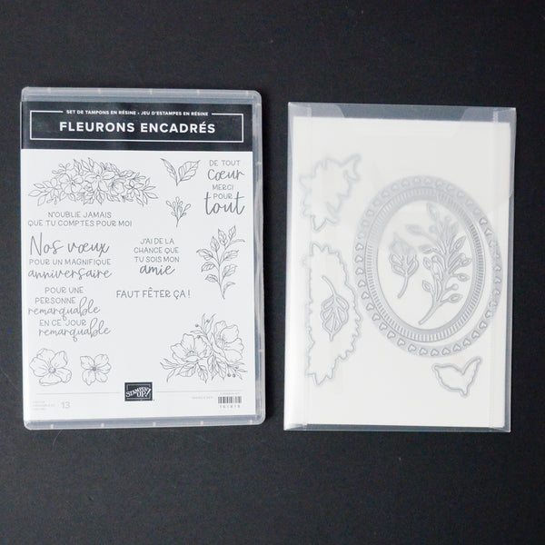 Fleurons Encadres French Stamp + Die Set