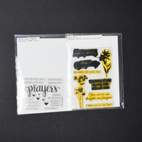 Hero Arts Sending Caring Thoughts + Simon Says Stamp Prayers Stamp Sets