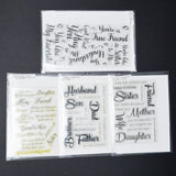 Family + Friend Themed Stamp Bundle