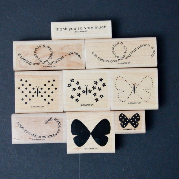 Stampin' Up! Flight of the Butterfly Rubber Stamp Set