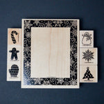 Stampin' Up! Holiday Frame Fun Rubber Stamp Set