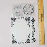 Christmas Mountable Stamp + Embossing Folder Set