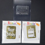 Sizzix Birthday & Thank You Embossing Folders