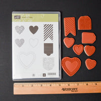 Stampin' Up! Hearts a Flutter Mountable Stamp Set