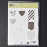 Stampin' Up! Hearts a Flutter Mountable Stamp Set