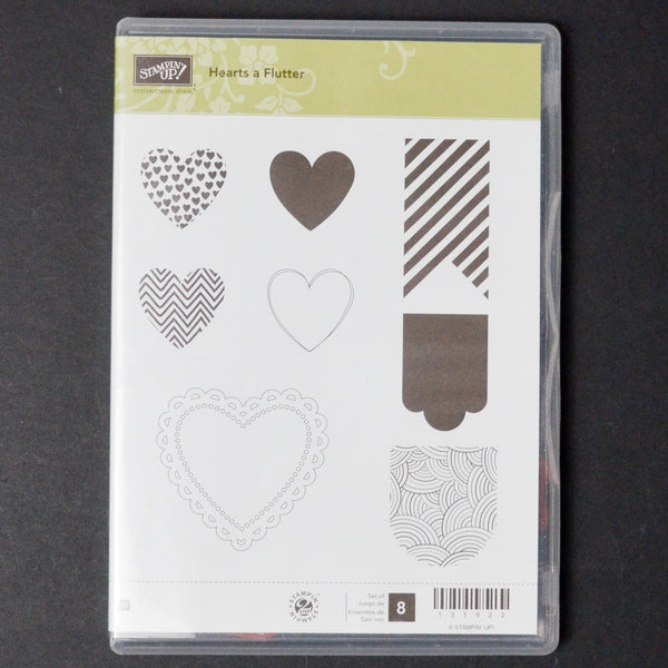 Stampin' Up! Hearts a Flutter Mountable Stamp Set