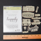 Stampin' Up! Big News Mountable Stamp Set