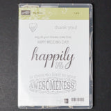 Stampin' Up! Big News Mountable Stamp Set