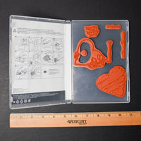 Stampin' Up! Strong of Heart Mountable Stamp Set
