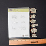 Stampin' Up! Whimsical Words Mountable Stamp Set