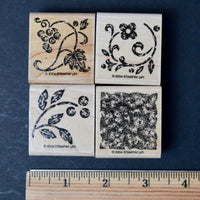 Stampin' Up! Two-Step Stampin' Stippled Stencils Rubber Stamp Set