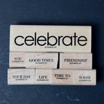 Stampin' Up! Celebrate Everything Rubber Stamp Set