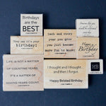 Stampin' Up! It's Your Birthday Rubber Stamp Set - Set of 8