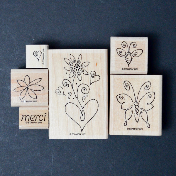 Stampin' Up! Merci Rubber Stamp Set
