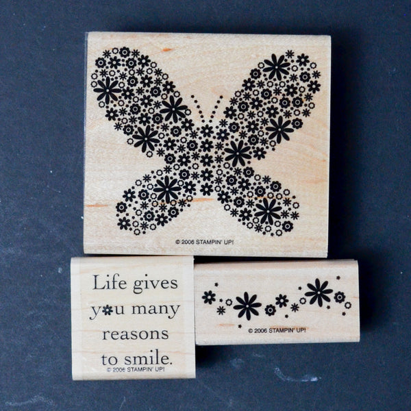 Stampin' Up! Reason to Smile Rubber Stamp Set