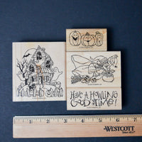 Stampin' Up! A Howling Good Time Rubber Stamp Set