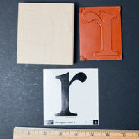 Stampin' Up! Monogram Lower R Rubber Stamp