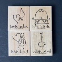Stampin' Up! Olive You Rubber Stamp Set