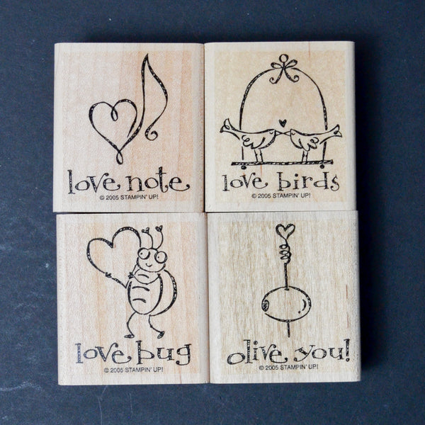 Stampin' Up! Olive You Rubber Stamp Set