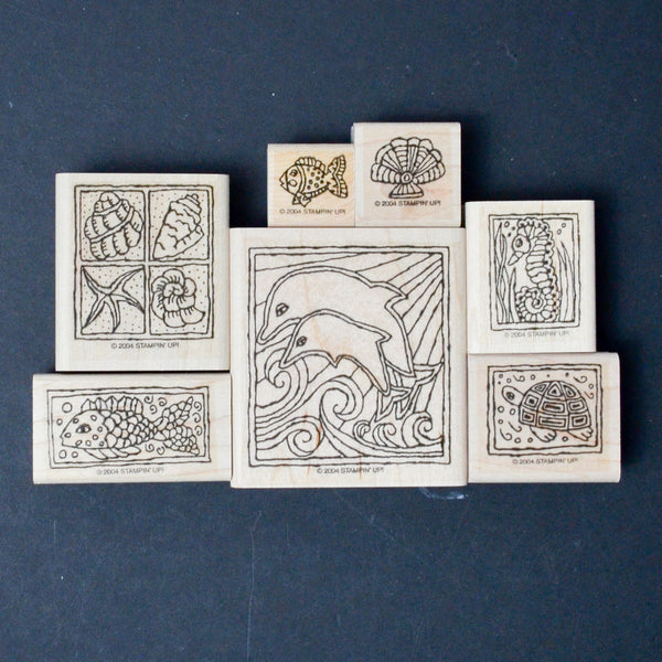 Stampin' Up! Aquaria Rubber Stamp Set