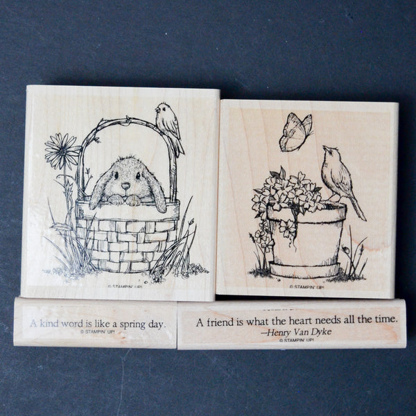 Stampin' Up! Serene Spring Rubber Stamp Set