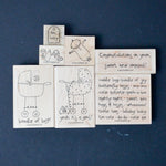 Stampin' Up! Baby Talk Rubber Stamp Set