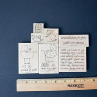 Stampin' Up! Baby Talk Rubber Stamp Set