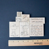 Stampin' Up! Baby Talk Rubber Stamp Set