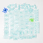Assorted Icon & Doodle Texture Stamp Set - Set of 94