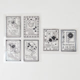 Assorted Greetings Mountable Stamp Set - Set of 6