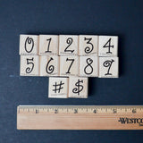Playful Numbers Rubber Stamp Set
