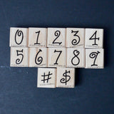 Playful Numbers Rubber Stamp Set
