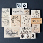 Stampin' Up! Assorted Easter Rubber Stamp Set - Set of 16