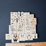 Stampin' Up! Assorted Halloween Rubber Stamps - Set of 19
