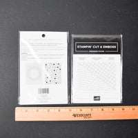 Stampin' Cut + Emboss Star-Crossed Embossing Folder + Recollections Embossing Folder Set